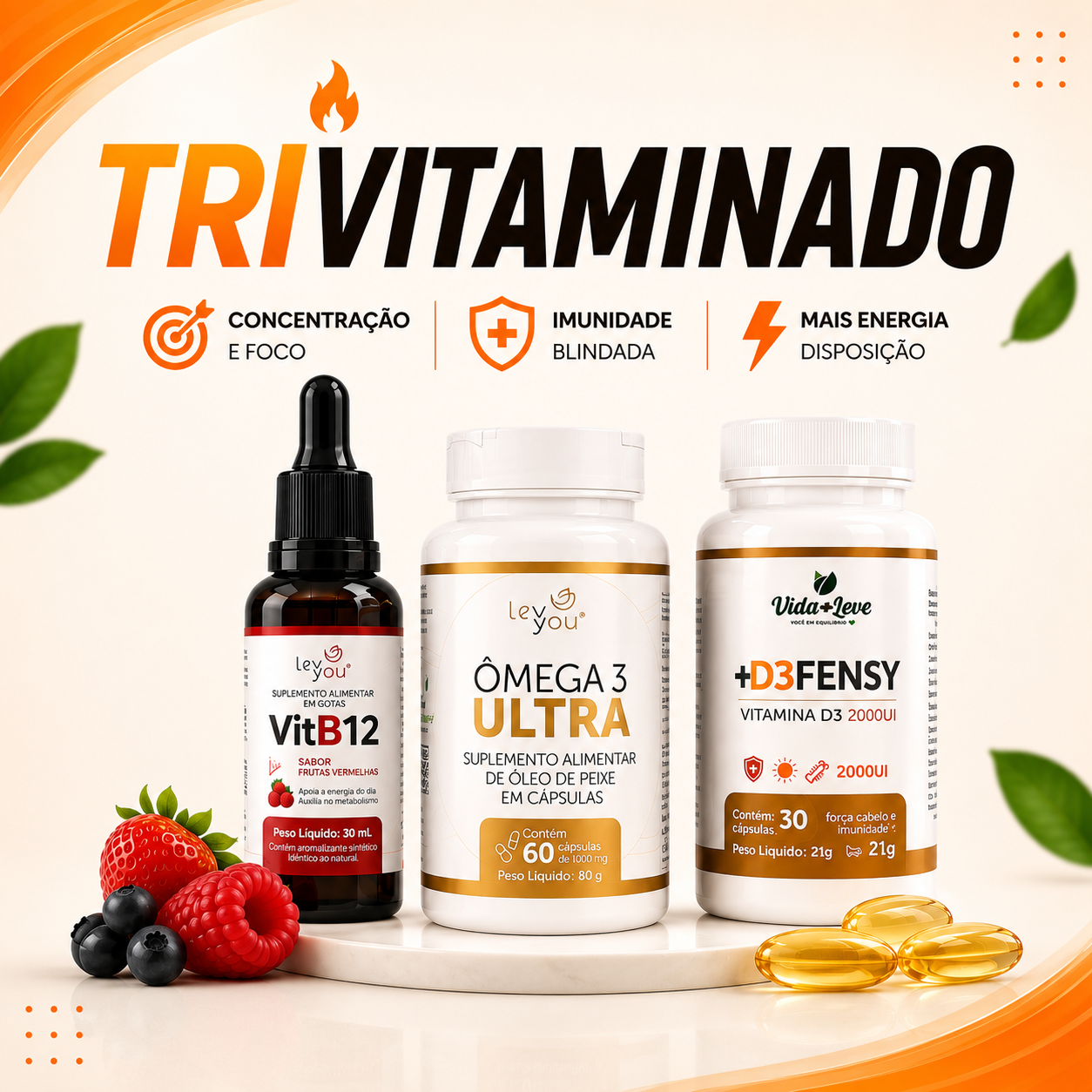 Trio vitaminado