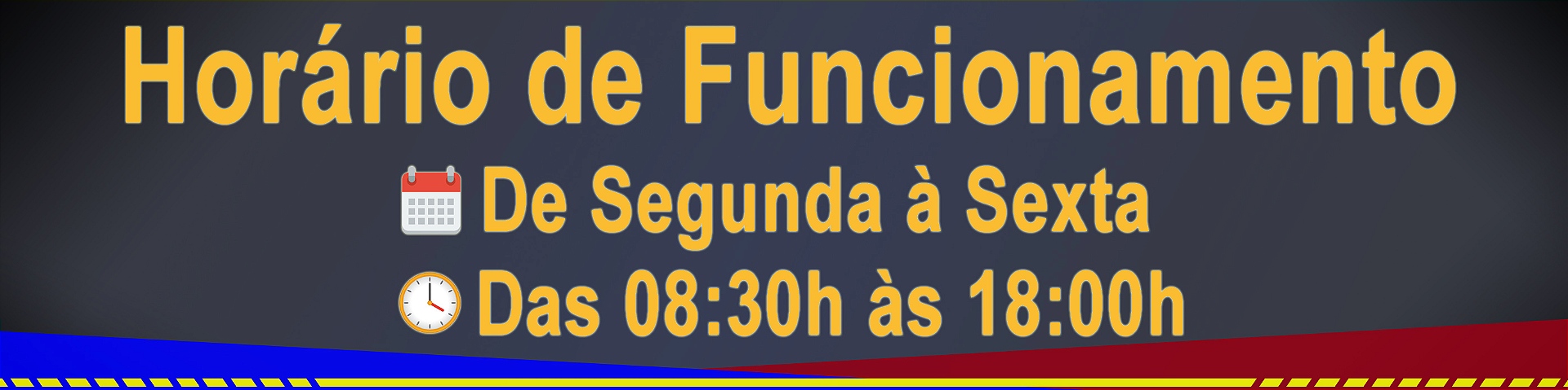 horario de funcionamento