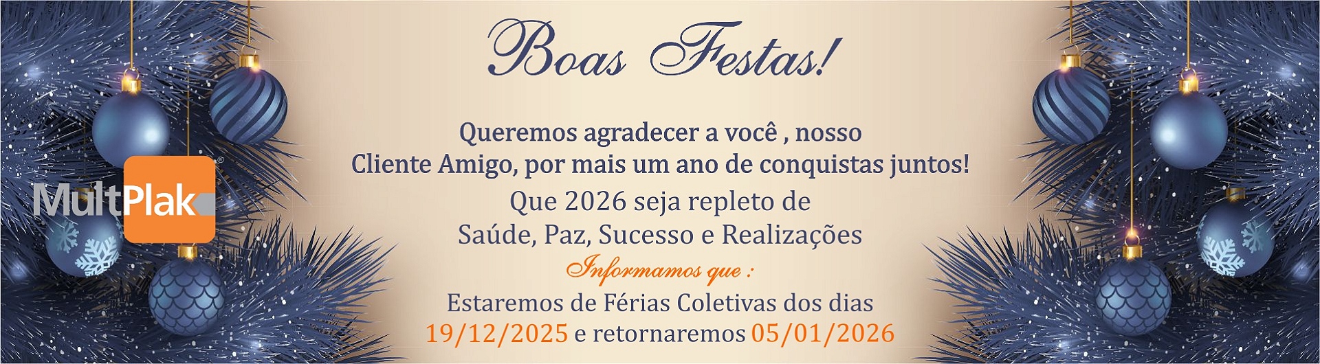Boas Festas e Férias Coletivas