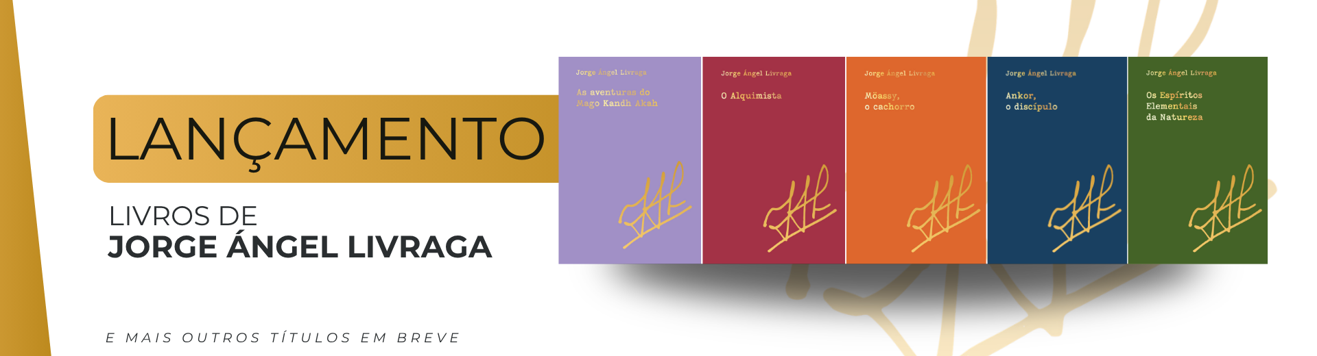 Livros de JAL - Nova edição