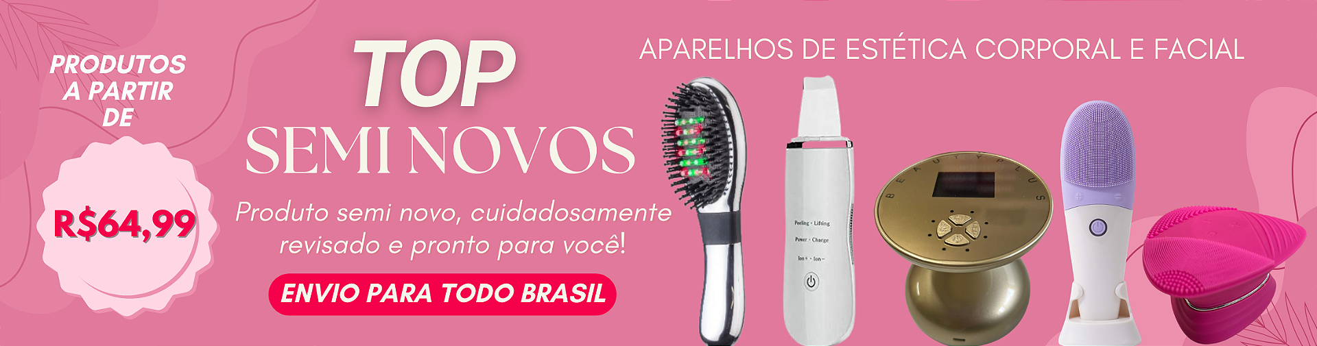 BANNER TOP SEMINOVOS SKIN CARE