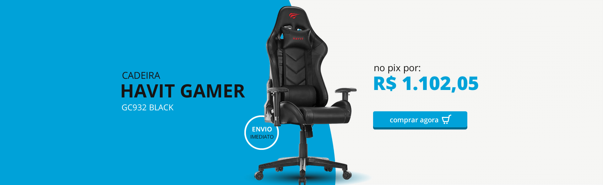 CADEIRA HAVIT GAMER GC932 BLACK