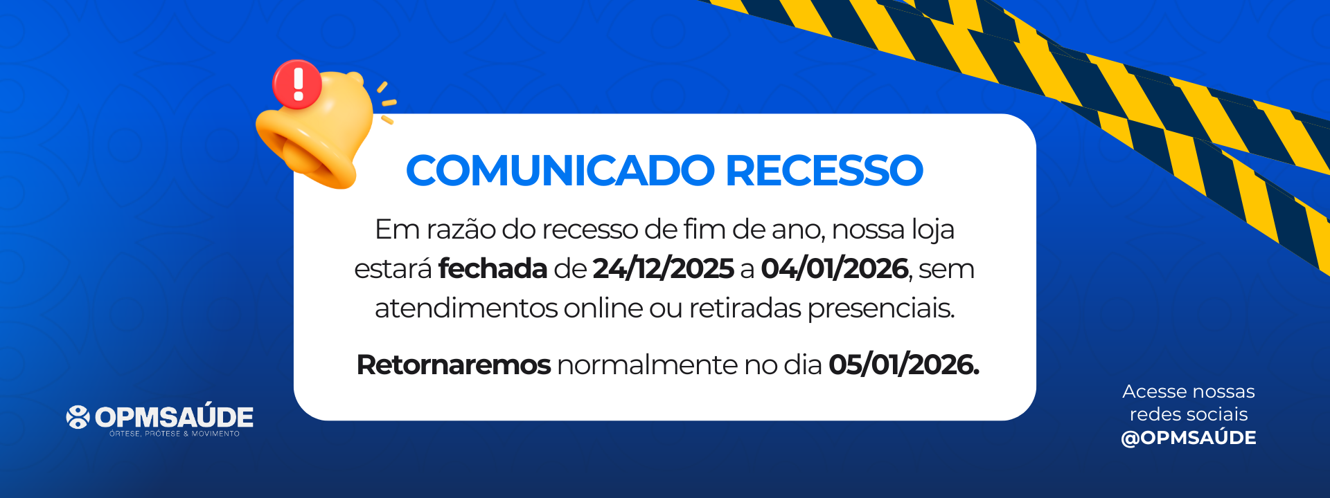 RECESSO - FINAL DO ANO