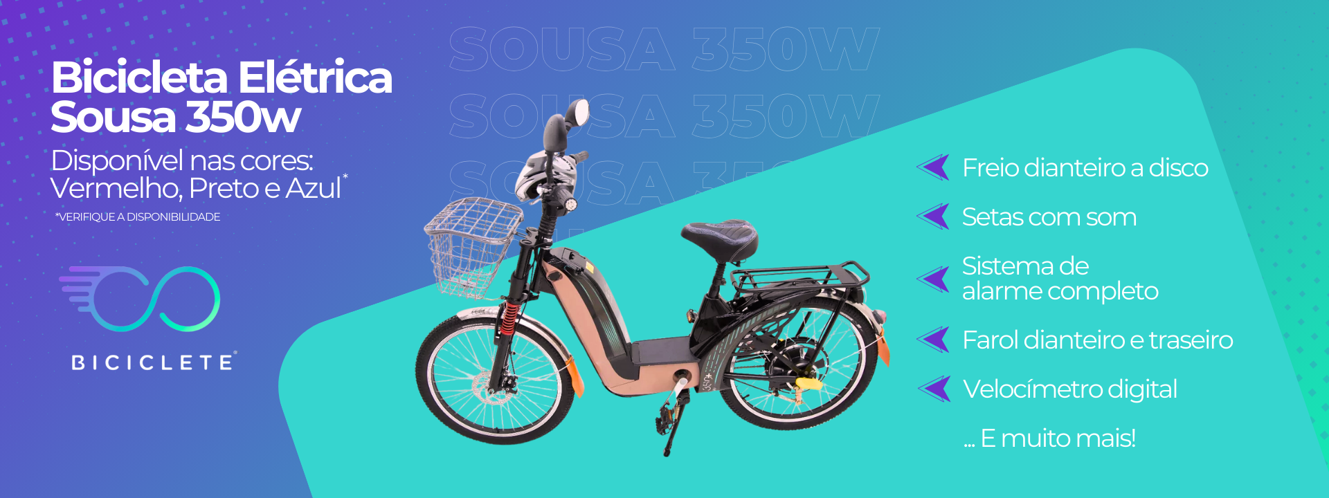 descrição- bike preta