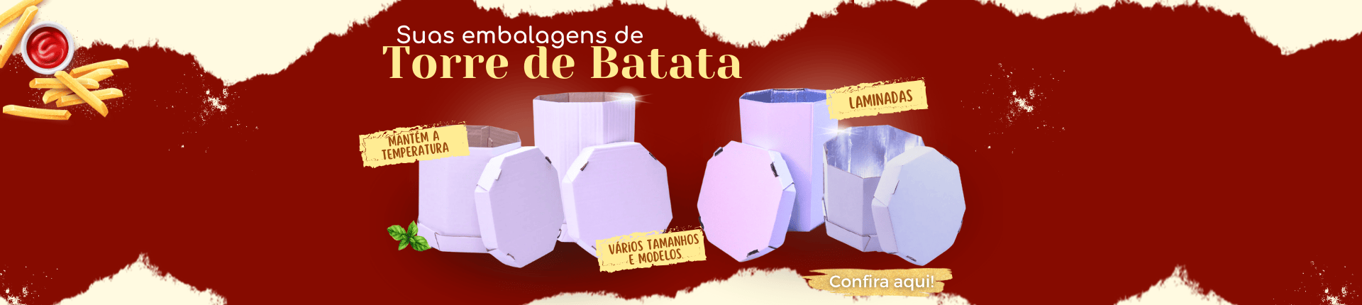 Caixas Torre de Batata
