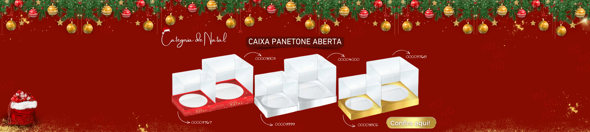 CAIXAS PANETONE ABERTA