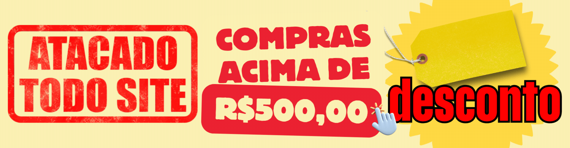 Desconto 10% no Atacado