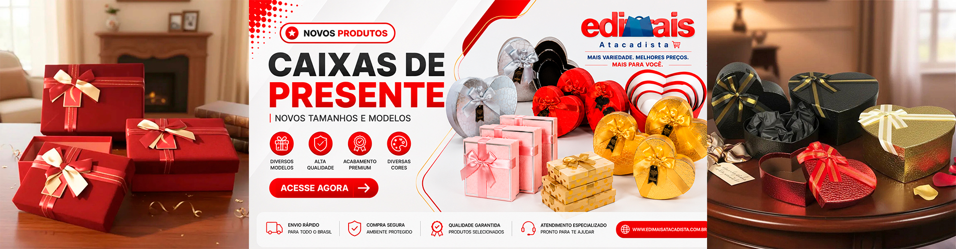 Caixas de Presente Premium Atacado