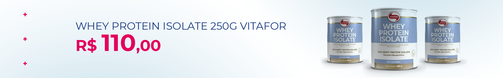 Whey Protein Isolate 250g Vitafor
