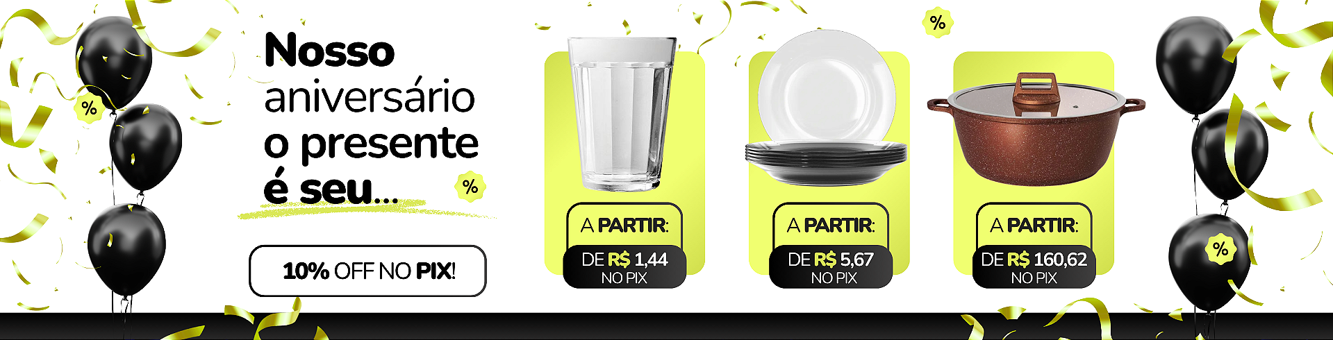 full banner promoçoes aniversarios