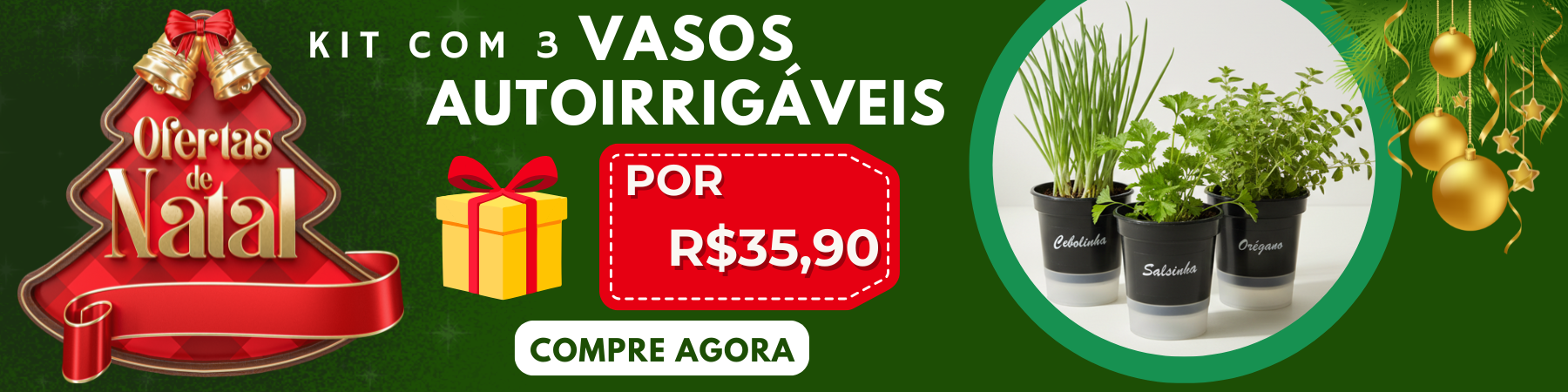 banner vasos natal