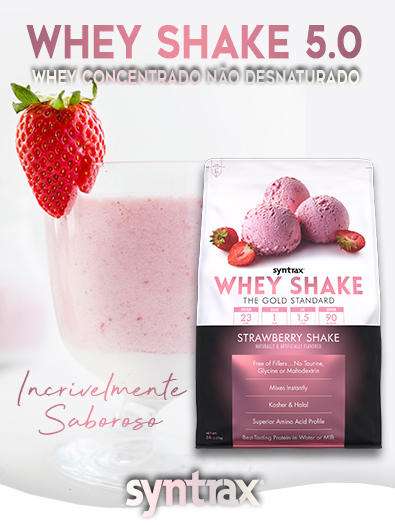 [mobile] PRomoção Whey Shake Morango