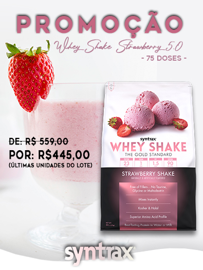 [mobile] PRomoção Whey Shake Morango