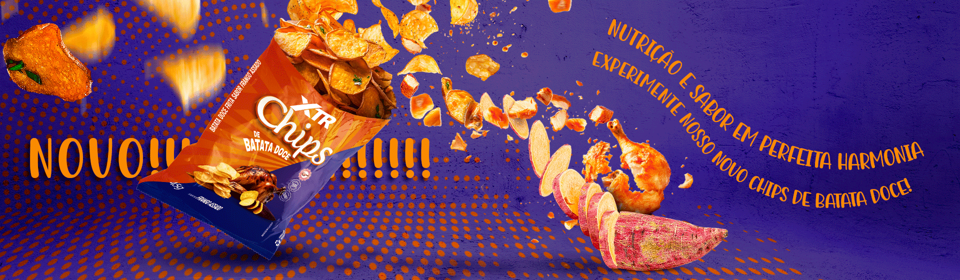 Chips de batata doce