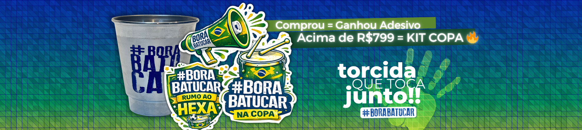 Torcida Copa #BoraBatucar Clube da Percussão