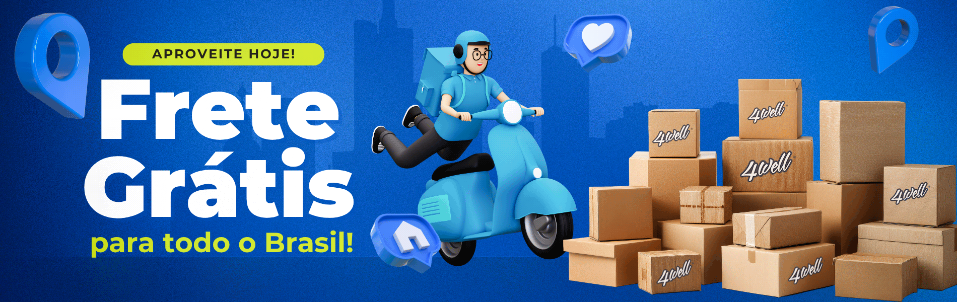 FRETE GRATIS ABRIL