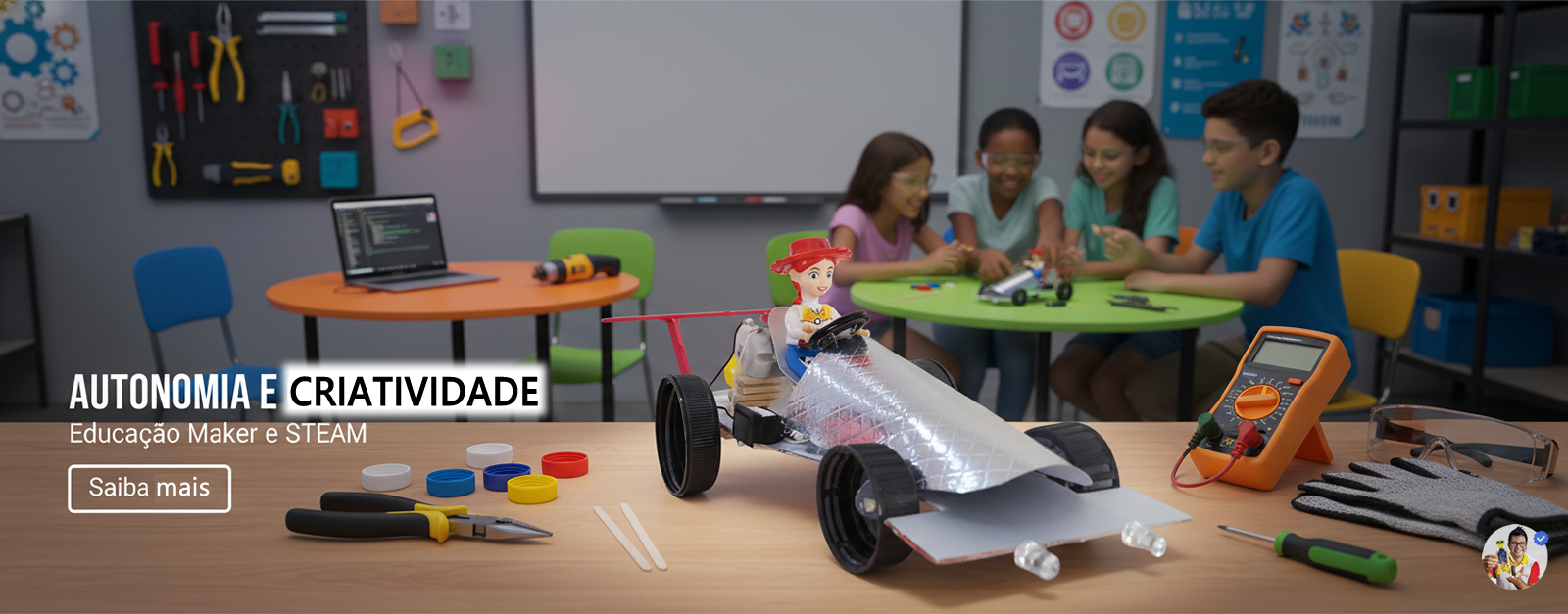 Carro F1 - Educação Maker e Steam