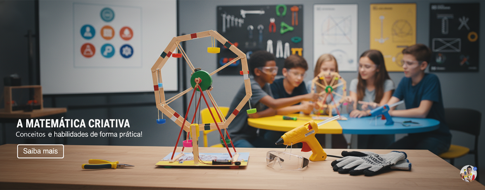 Como Criar uma Roda Gigante DIY - Educação Maker