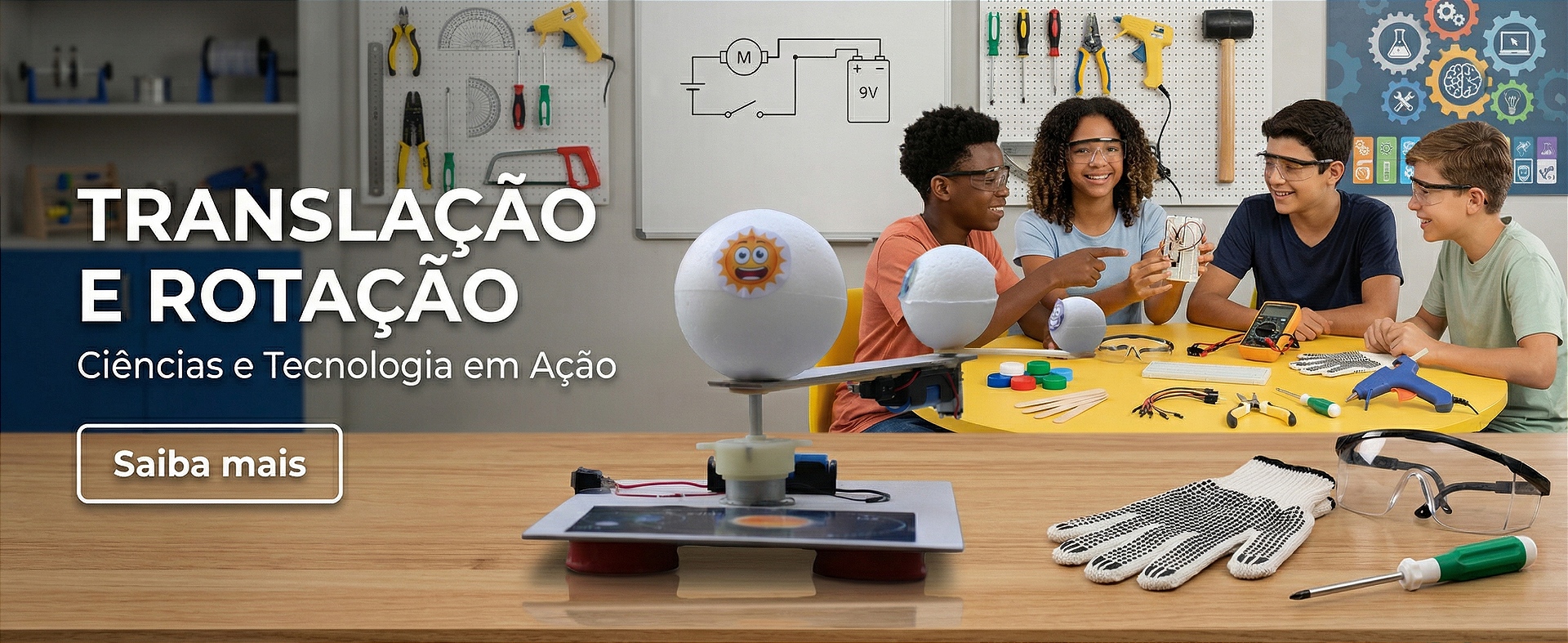 Sistema Solar em Ação - Translação e Rotação da Terra