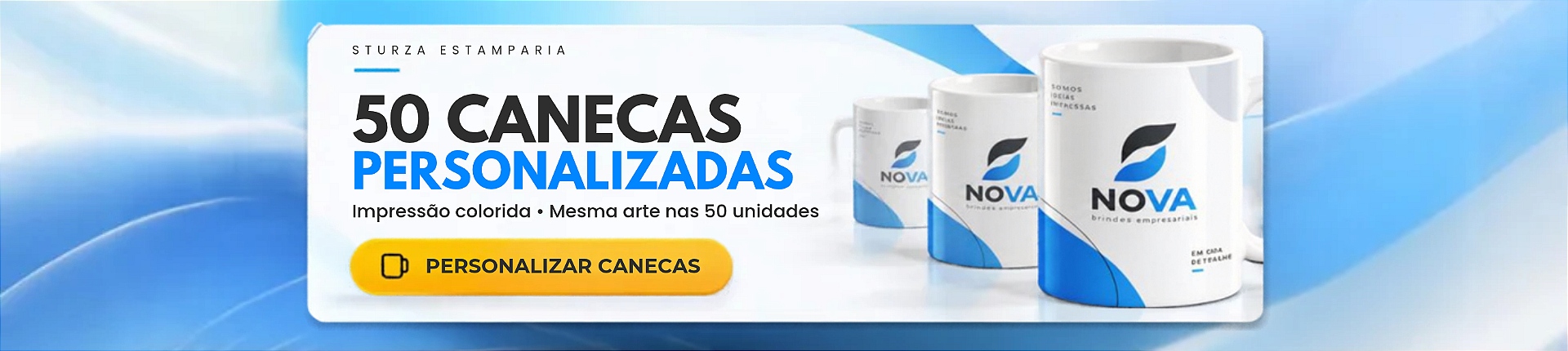Banner full 50 canecas personalizadas