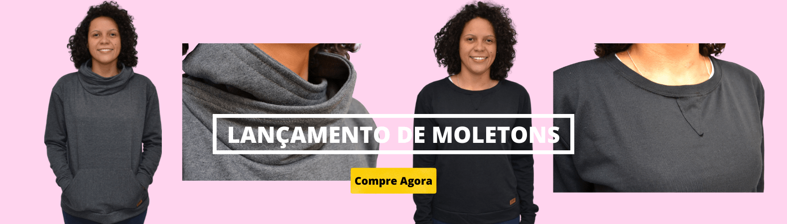 Banner Moletons Lançamento