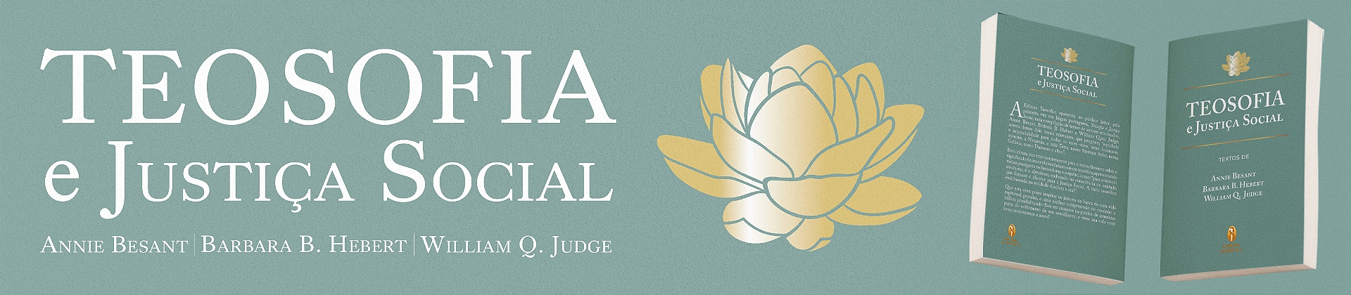 Lançamento: Teosofia e Justiça Social