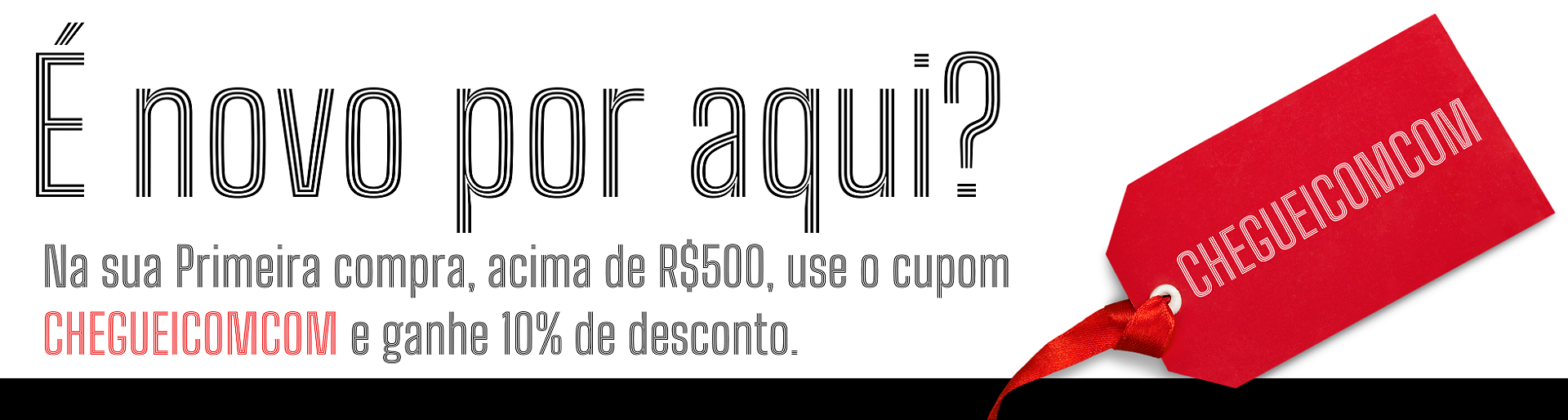 Cupom primeira compra