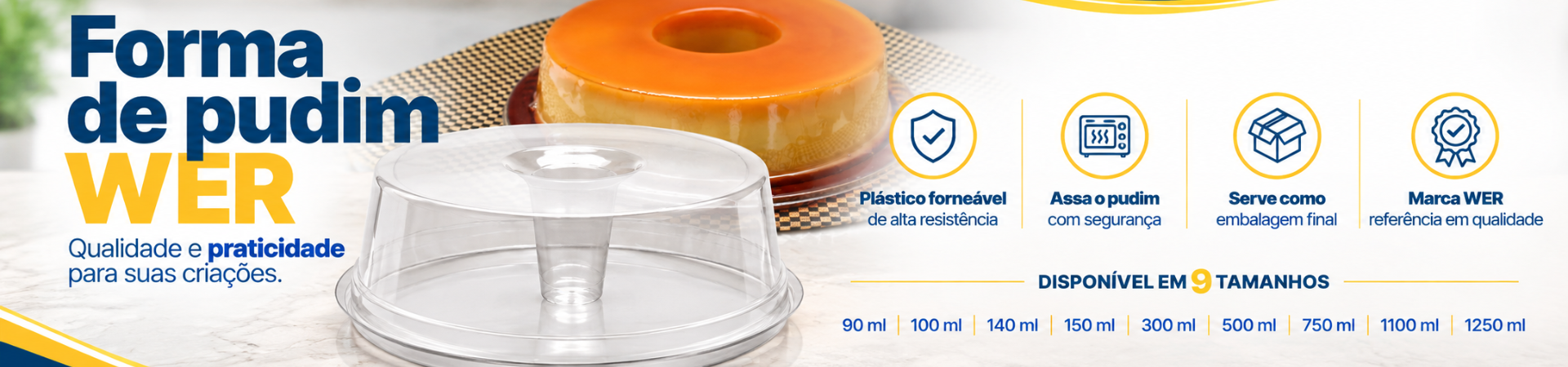 formas de pudim