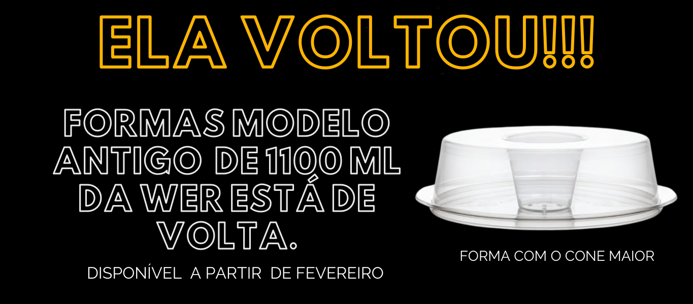 FORMA DE 1100 ML MODELO ANTIGO