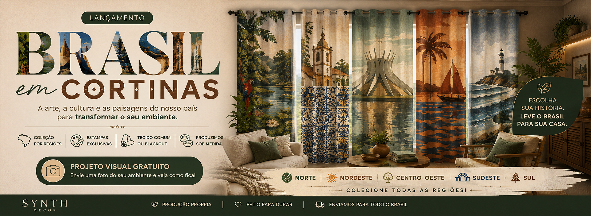 Brasil em cortinas