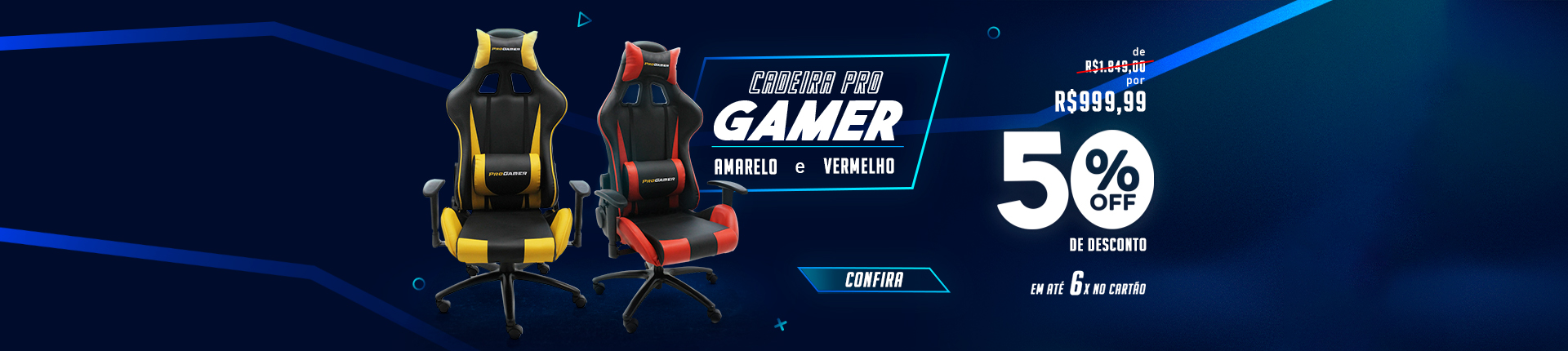 Cadeira Pro Gamer