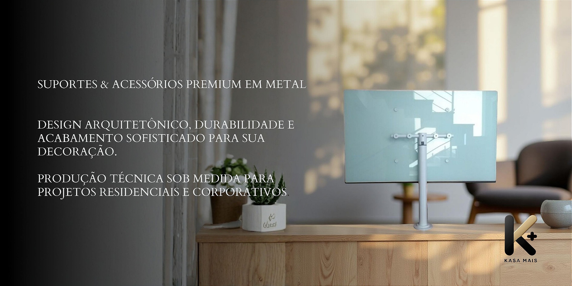 Suportes & Acessórios Premium em Metal