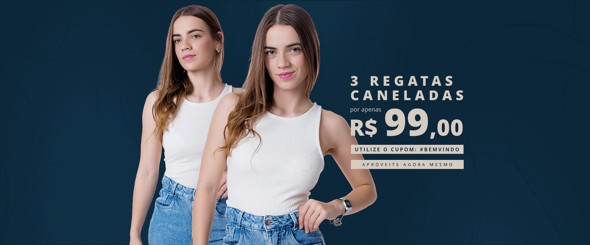 3 regatas caneladas