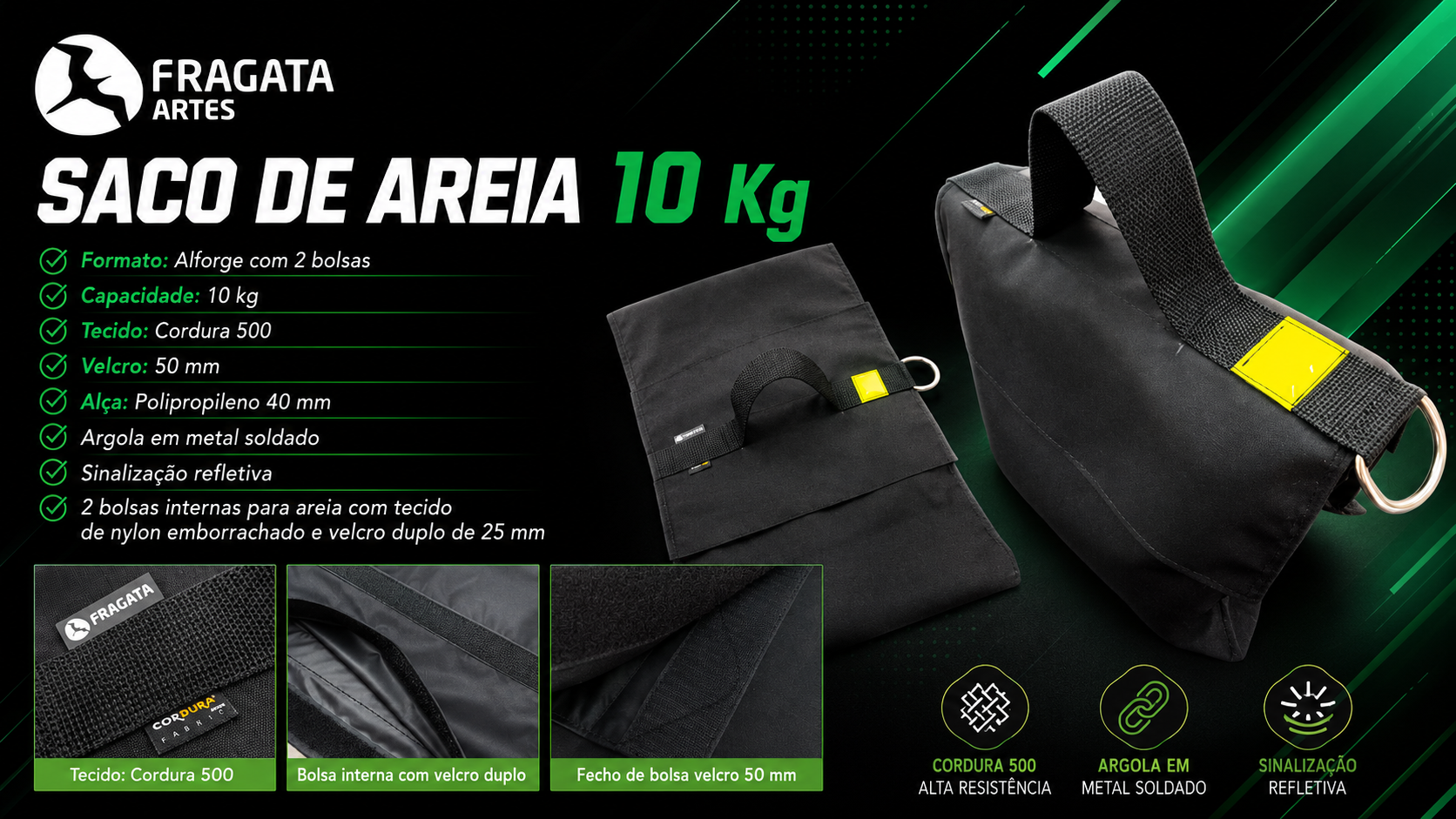 Saco de areia 10kg - 2
