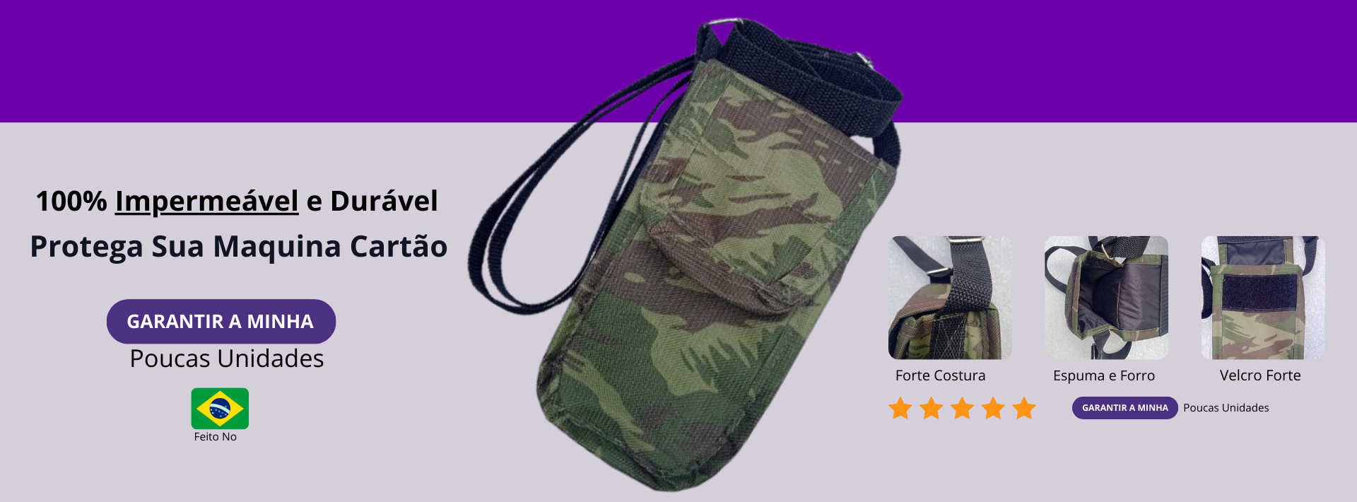 CAPA IMPERMEAVEL MAQUINA CARTÃO PARA MOTOBOYS E DELIVERYS