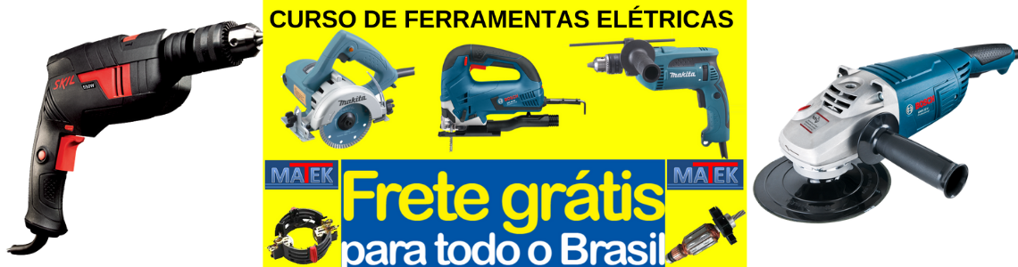 CURSO DE MANUTENÇÃO EM FERRAMENTAS ELÉTRICAS