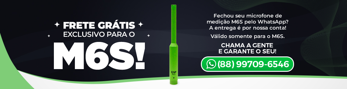 Promoção Microfone de Medição M6S