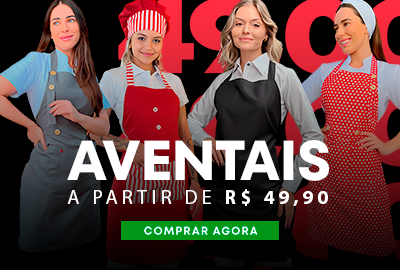 Avental a partir R$ 49,90 @mobile