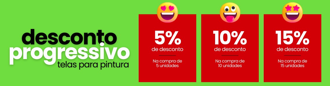 Desconto Progressivo Telas