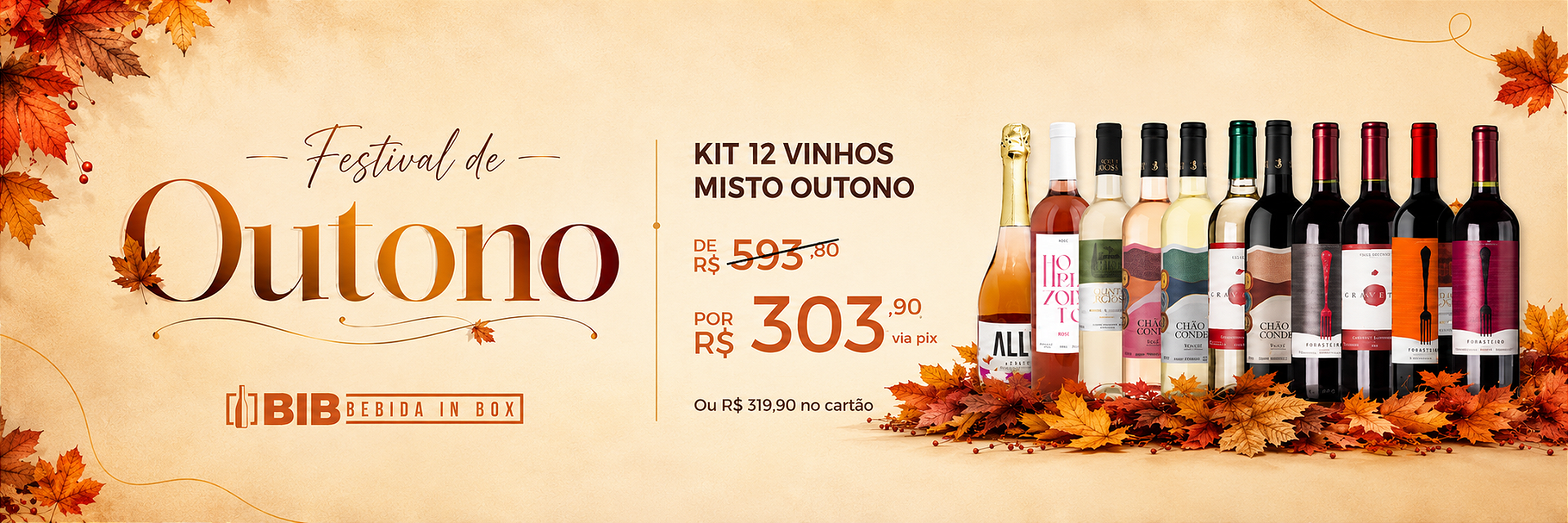 Kit 12 Vinhos Namorados