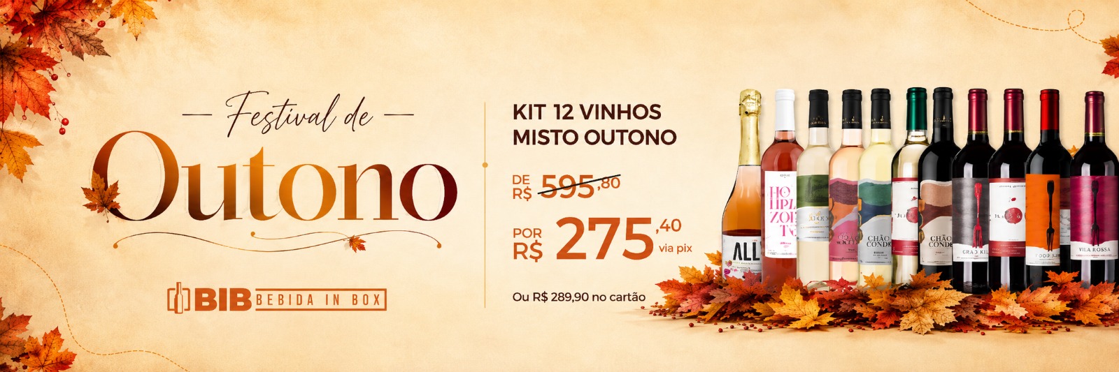 Kit 12 Vinhos Namorados