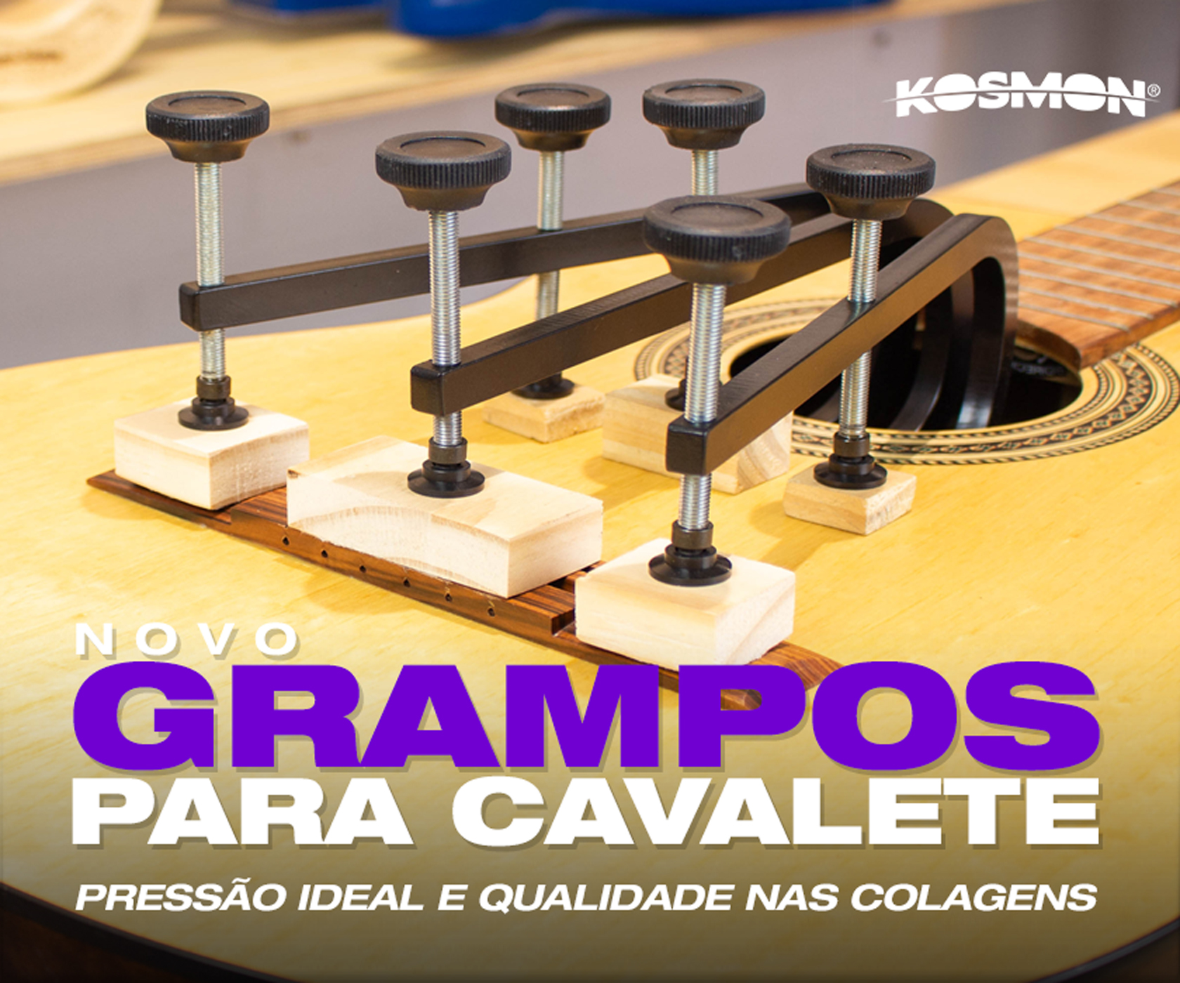 Grampos para cavalete mobile