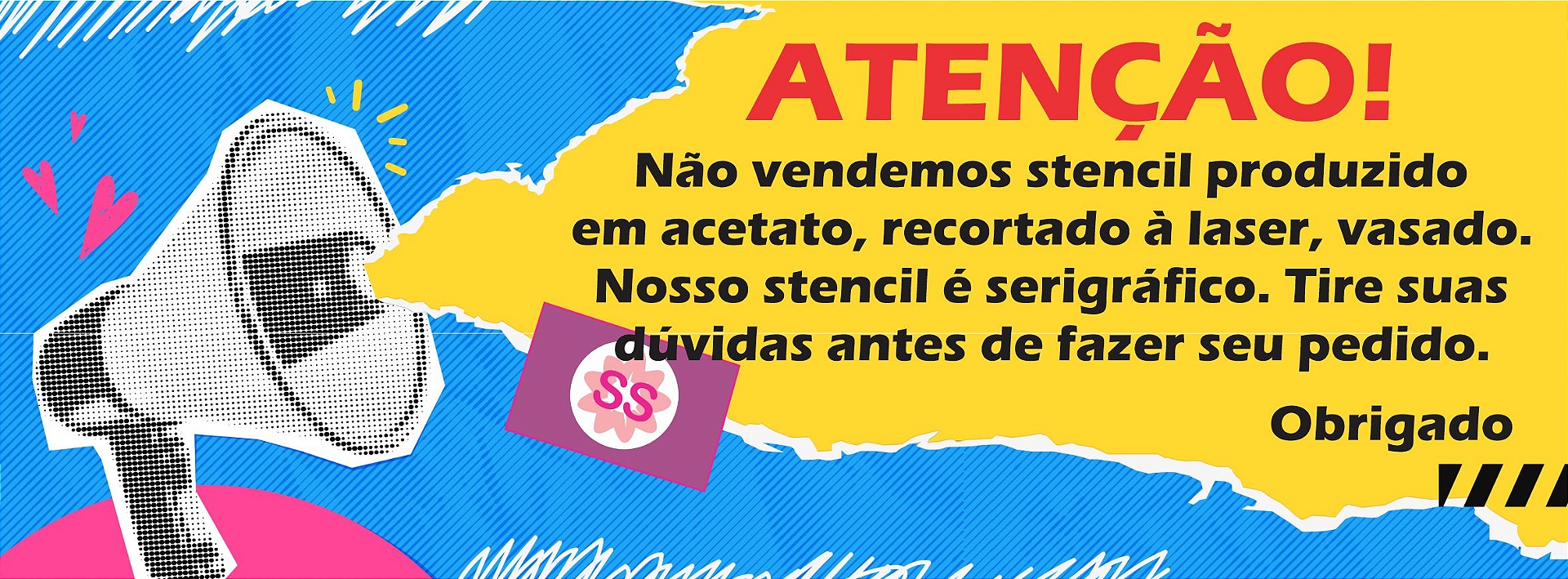 Banner Stencil apresentação