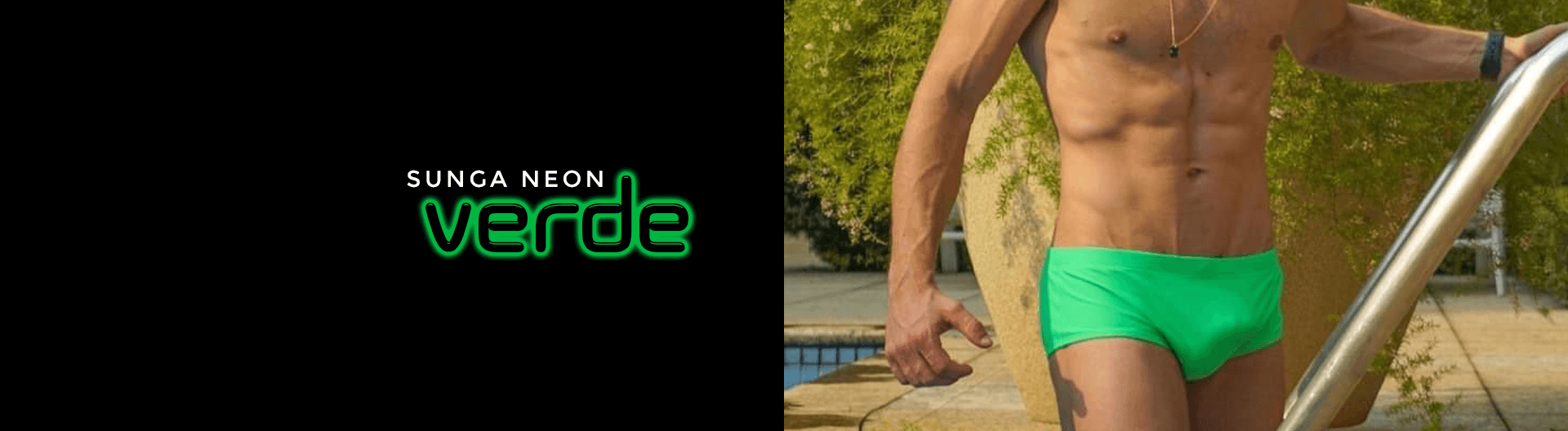 Sunga Clássica Verde Neon