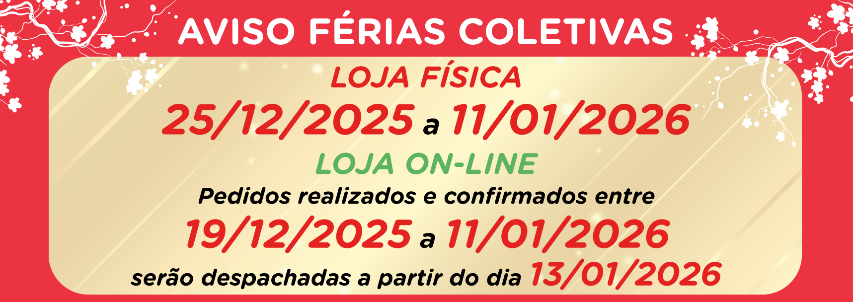 Férias Coletivas 2025