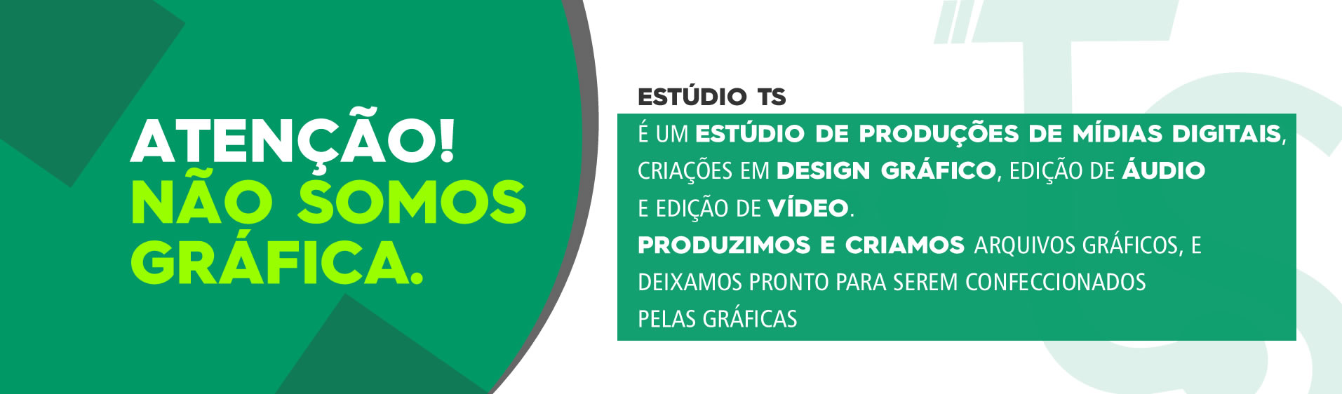 Não somos gráfica