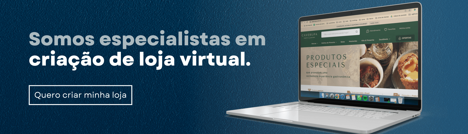 Criação de loja virtual