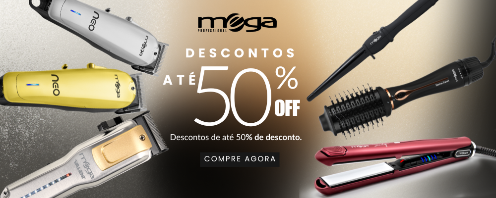 descontos de 50%OFF