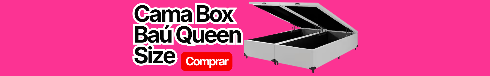 Cama Box Baú Queen Size no Rio de Janeiro com Frete e Montagem Grátis