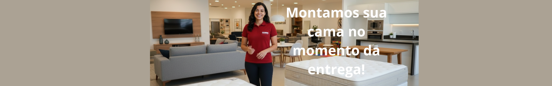 Montamos sua cama no momento da entrega!